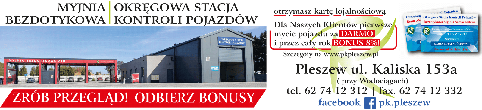 Irena Kuczyńska blog - baner - myjnia bezdotykowa i okręgowa stacja kontroli pojazdów